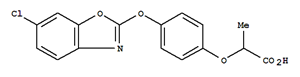 Propanoic acid,2-[4-[(6-chloro-2-benzoxazolyl)oxy]phenoxy]-